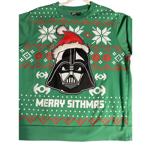 Ugly Sweater Sweatshirt Starwars Darth Vader Merry Sithmas. XL Christmas - Picture 3 of 8